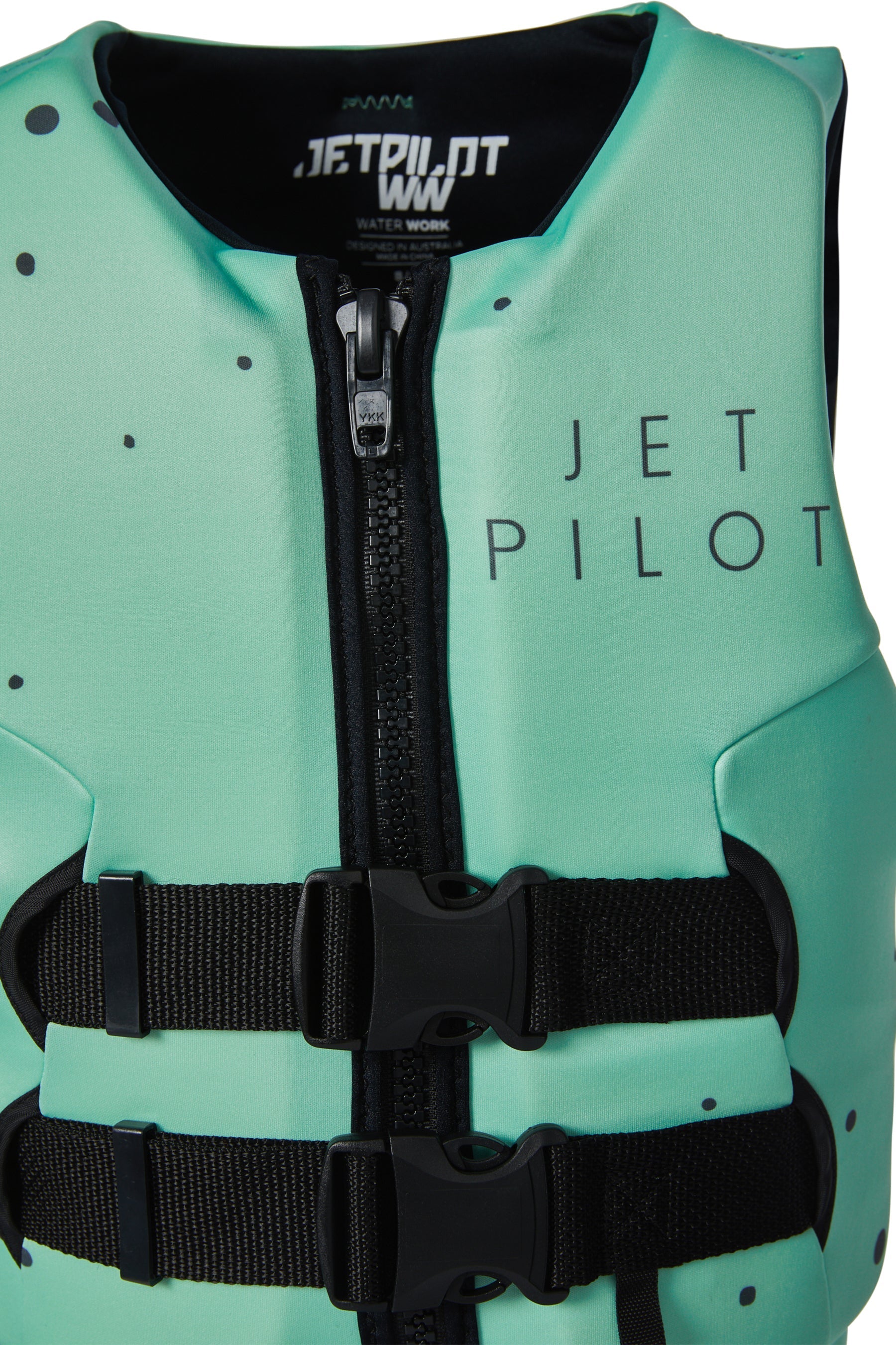 Jet Pilot Wings Youth Cause Neo Life Jacket Mint