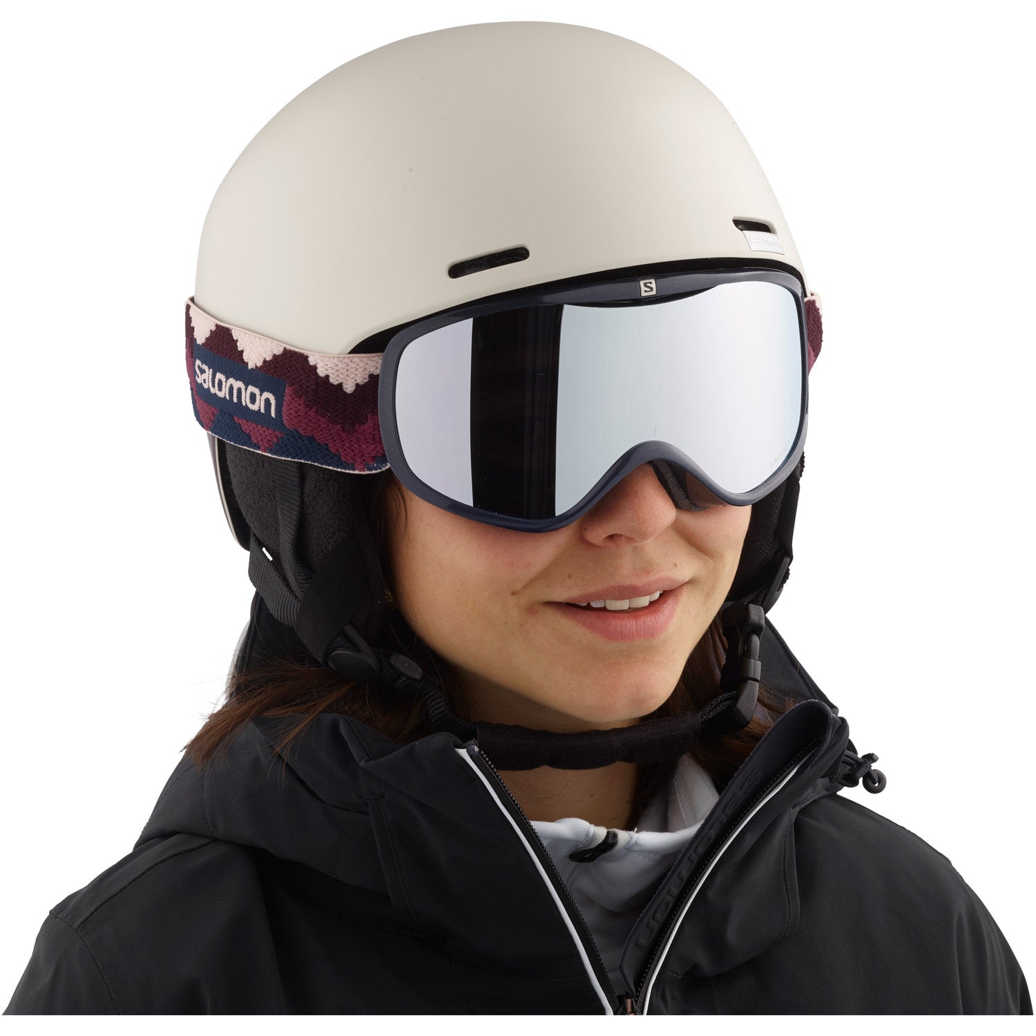 beige snowboard helmet Giro Avera MIPS Ski and S - Matte Stone Pearl - In-Mold, MIPS Protection - Thermostat Control providing a snug Snowboard Helmet | Kask Classic