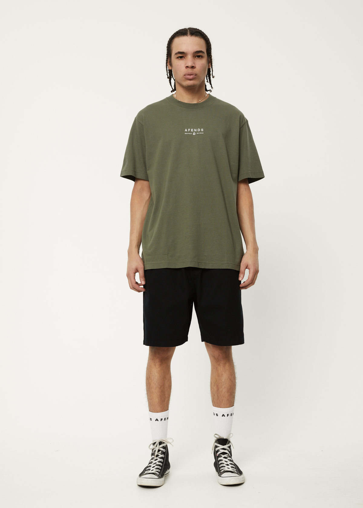 Calico - Recycled Retro Logo T-Shirt - Cypress
