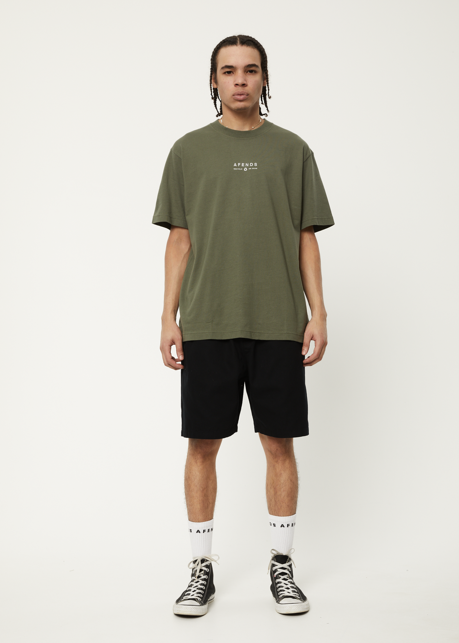 Calico - Recycled Retro Logo T-Shirt - Cypress