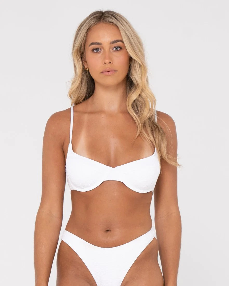 Sandalwood Balconette Tie Bikini Top