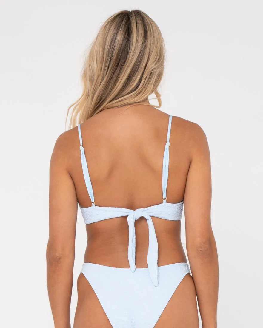 Sandalwood Balconette Tie Bikini Top