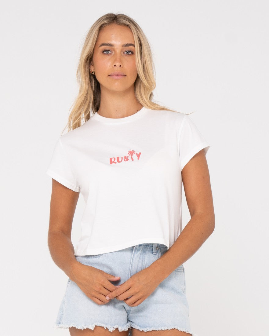 Rusty Palm Classic Slim Fit Crop Tee