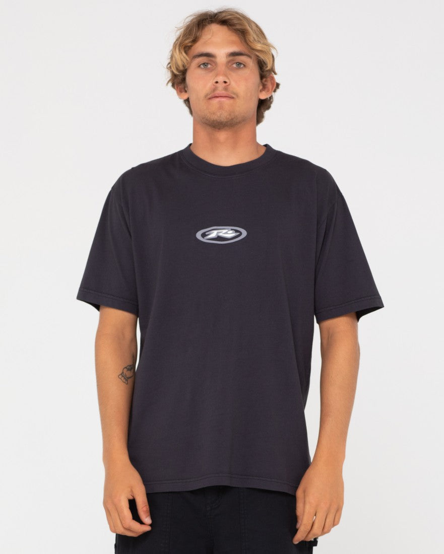 Rusty Slowmo Short Sleeve Tee Black