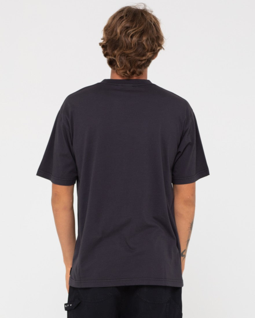 Rusty Slowmo Short Sleeve Tee Black
