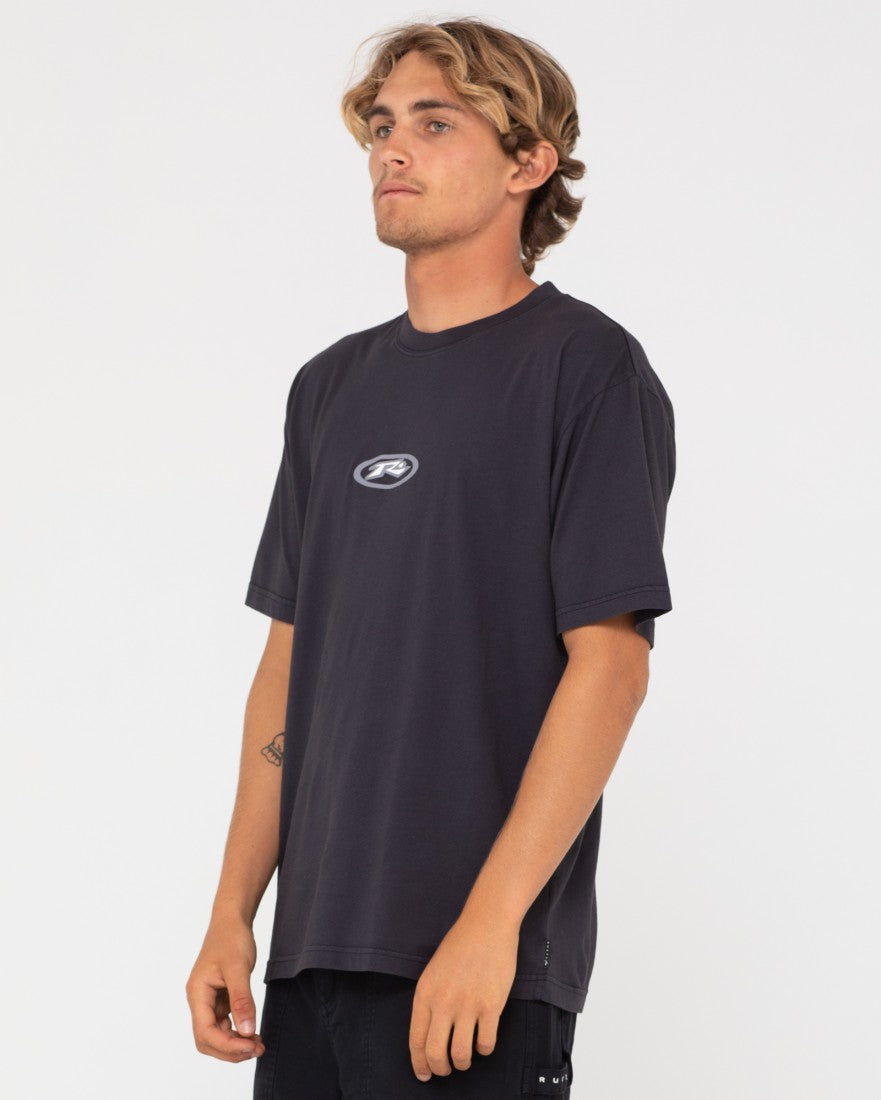 Rusty Slowmo Short Sleeve Tee Black