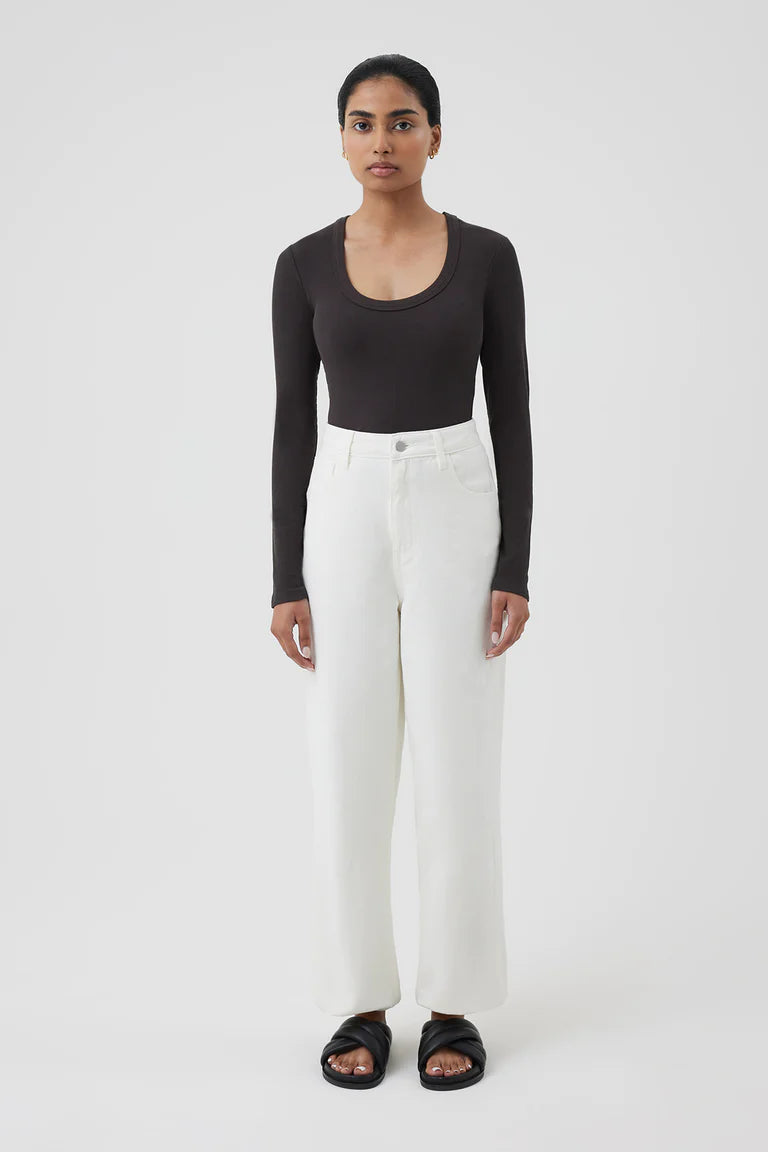 MONROE ORGANIC LS SCOOP TEE