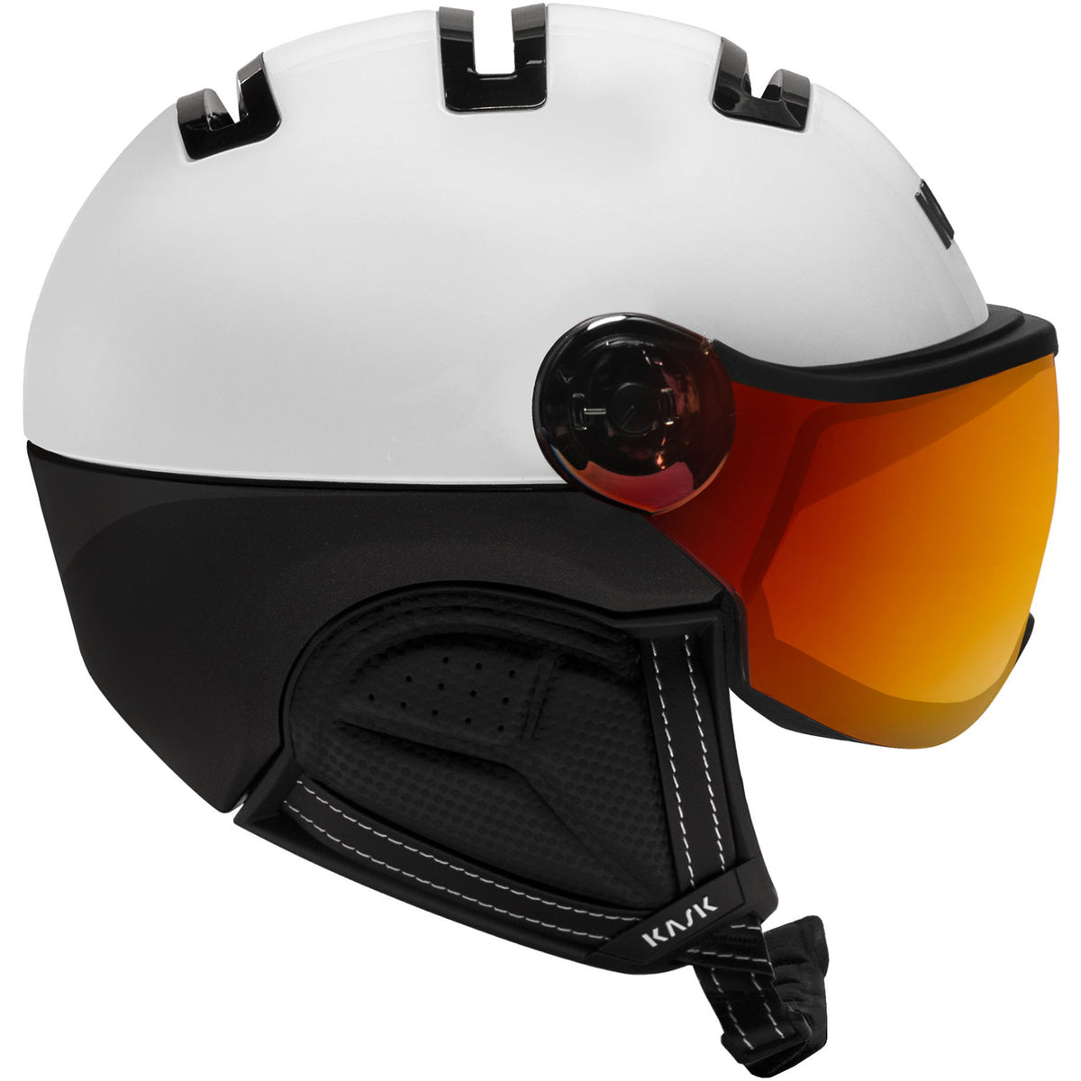 Montecarlo Red Mirror Visor Helmet