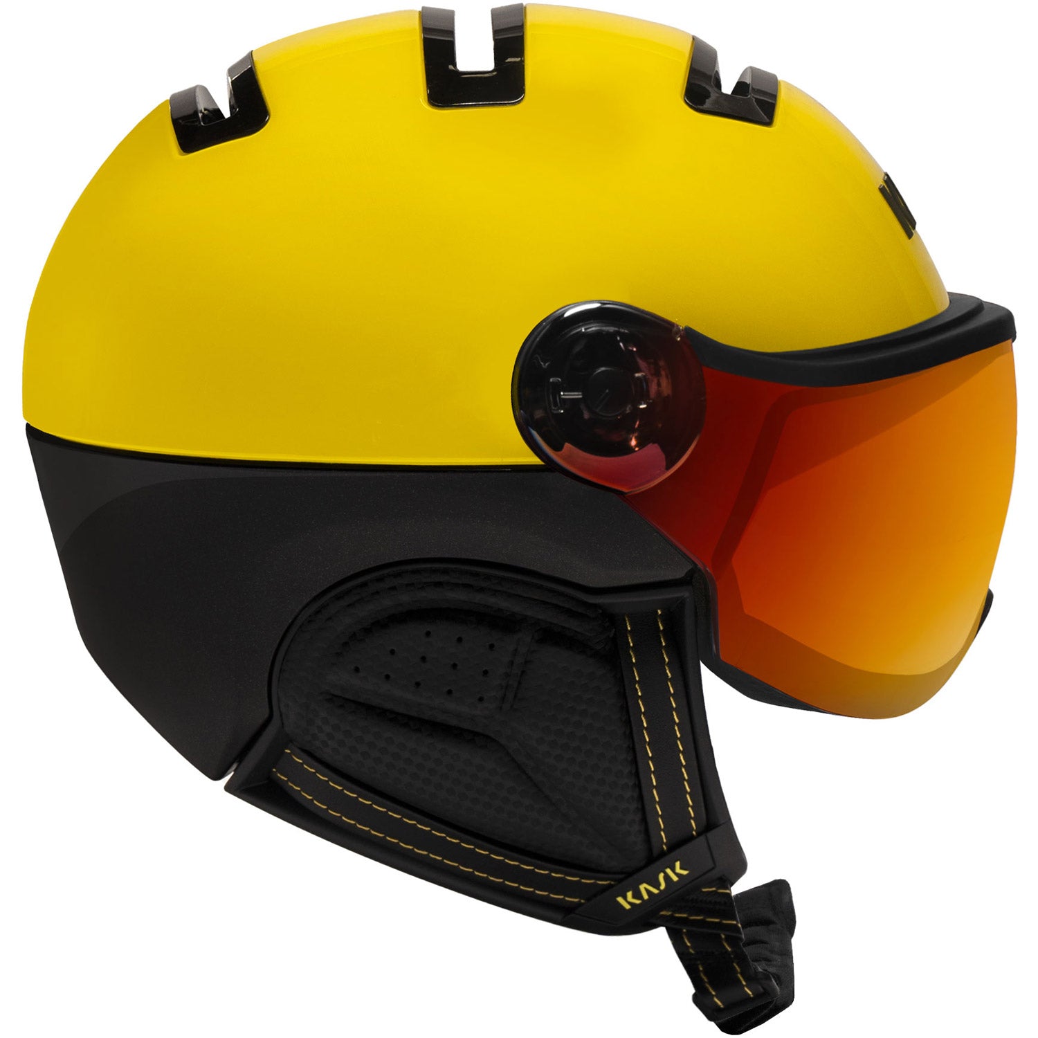 Montecarlo Red Mirror Visor Helmet