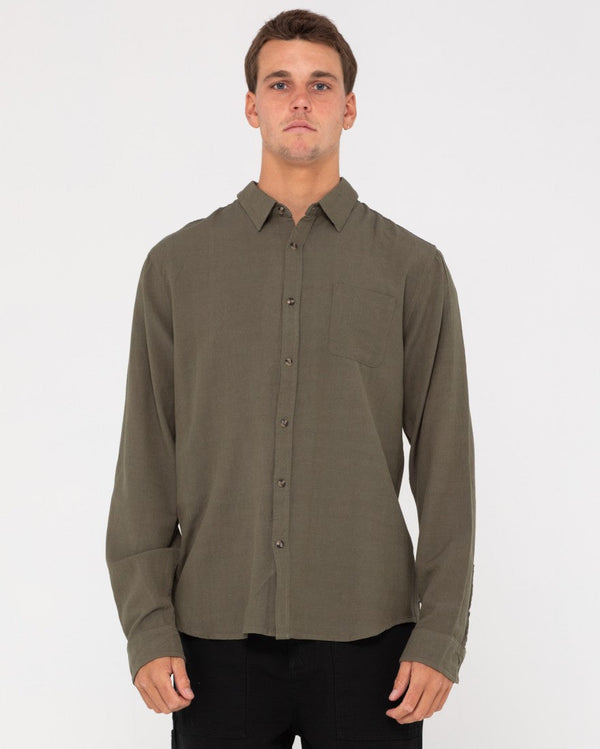 BEAT LONG SLEEVE BUTTON-DOWN SHIRT