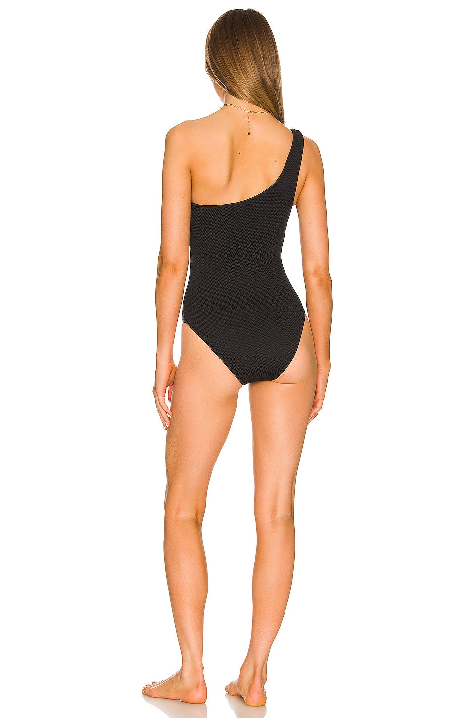Seafolly Sea Dive One Shoulder One Piece Black