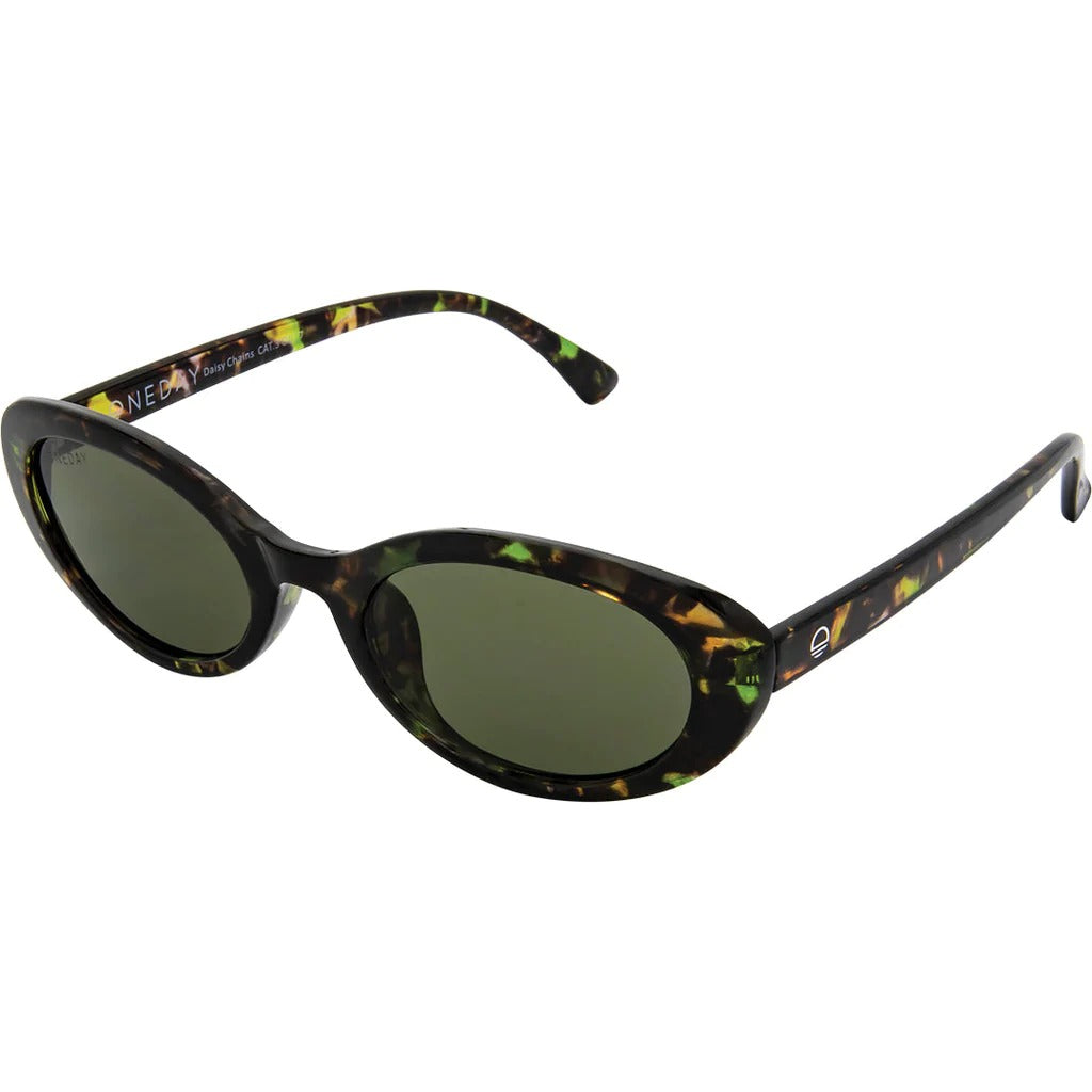 Daisy Chains Sunglasses - Green Tort Green