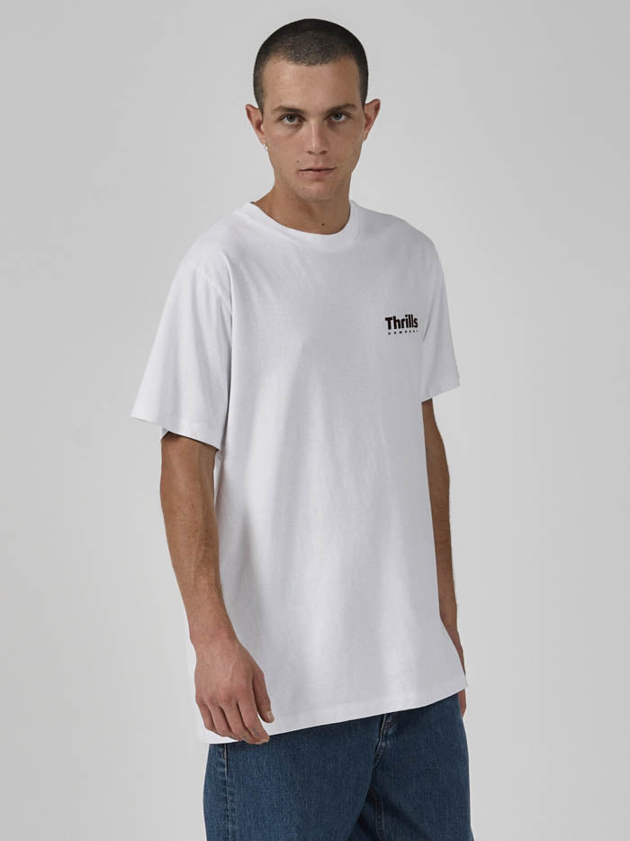 The Paradox of Paradise Merch Fit Tee - White