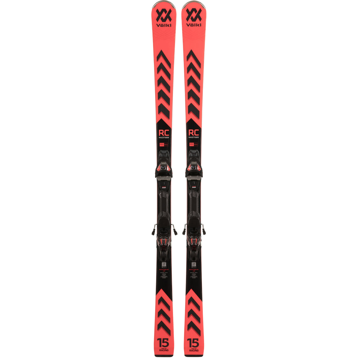 Racetiger RC Red Skis w/ Vmotion 12 GW Binding 2024