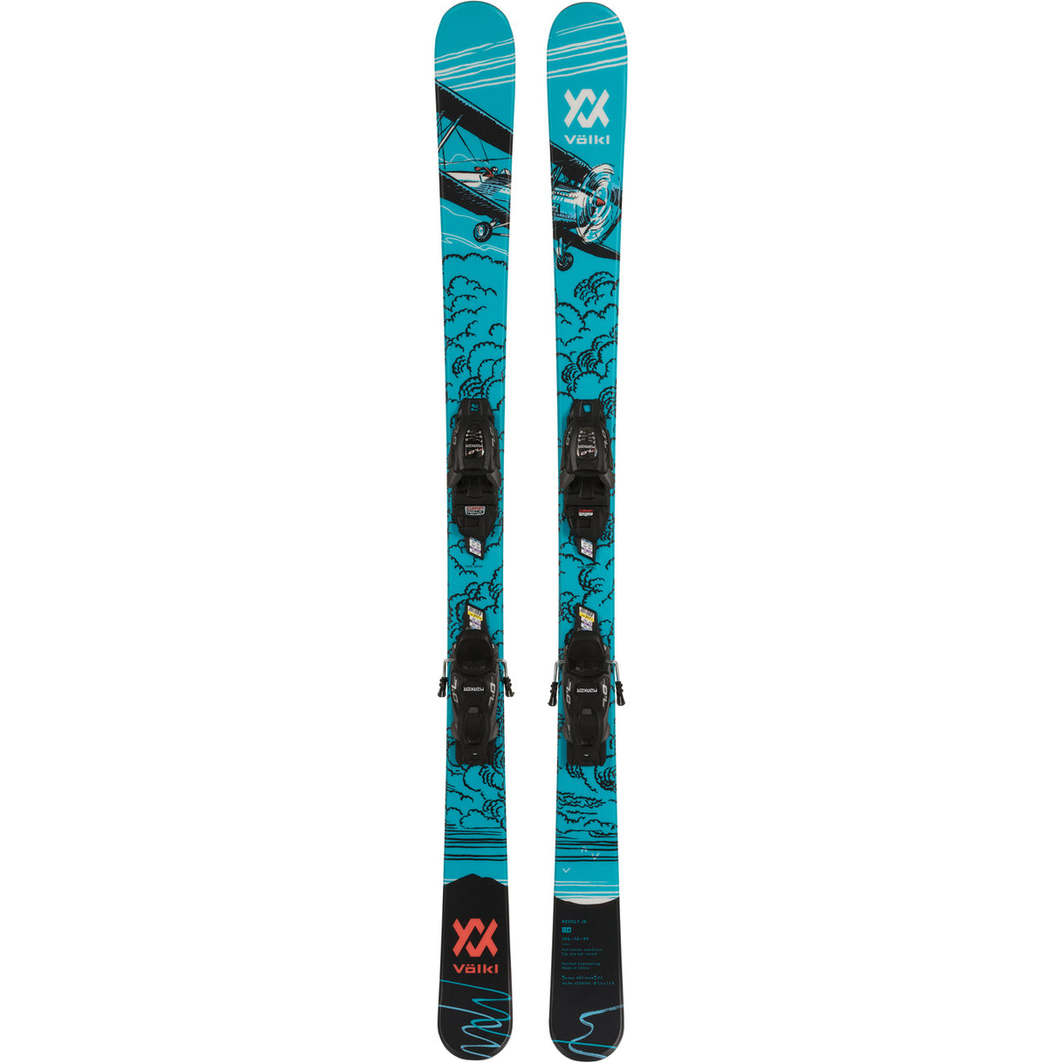 Revolt Jr Hopper Skis w/ 4.5 Vmotion Jr Binding 2024