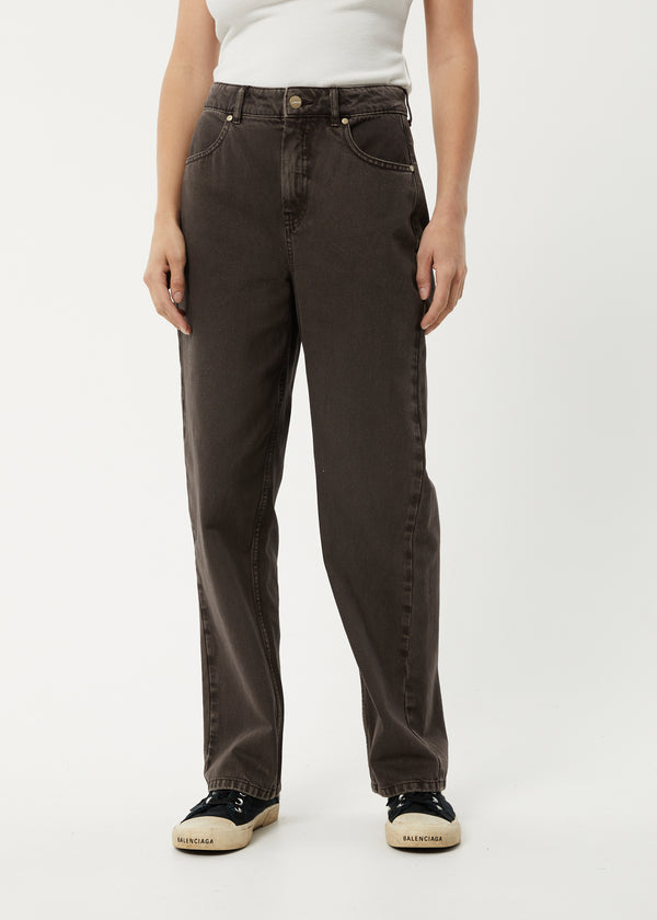 Shelby Long Organic Denim Wide Leg Jeans