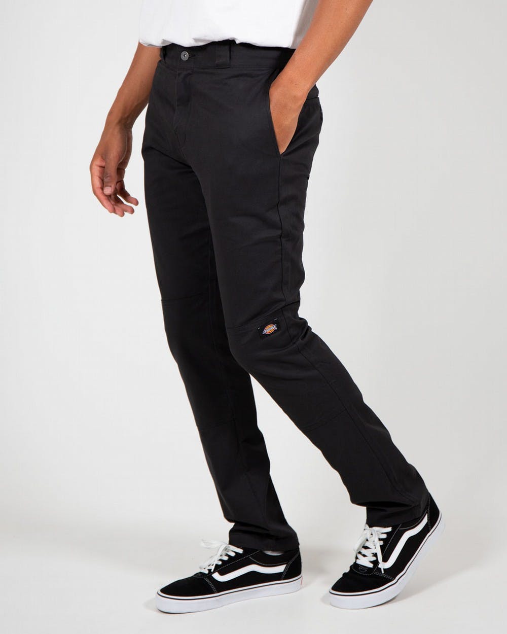 SKINNY DOUBLE KNEE WORK PANT
