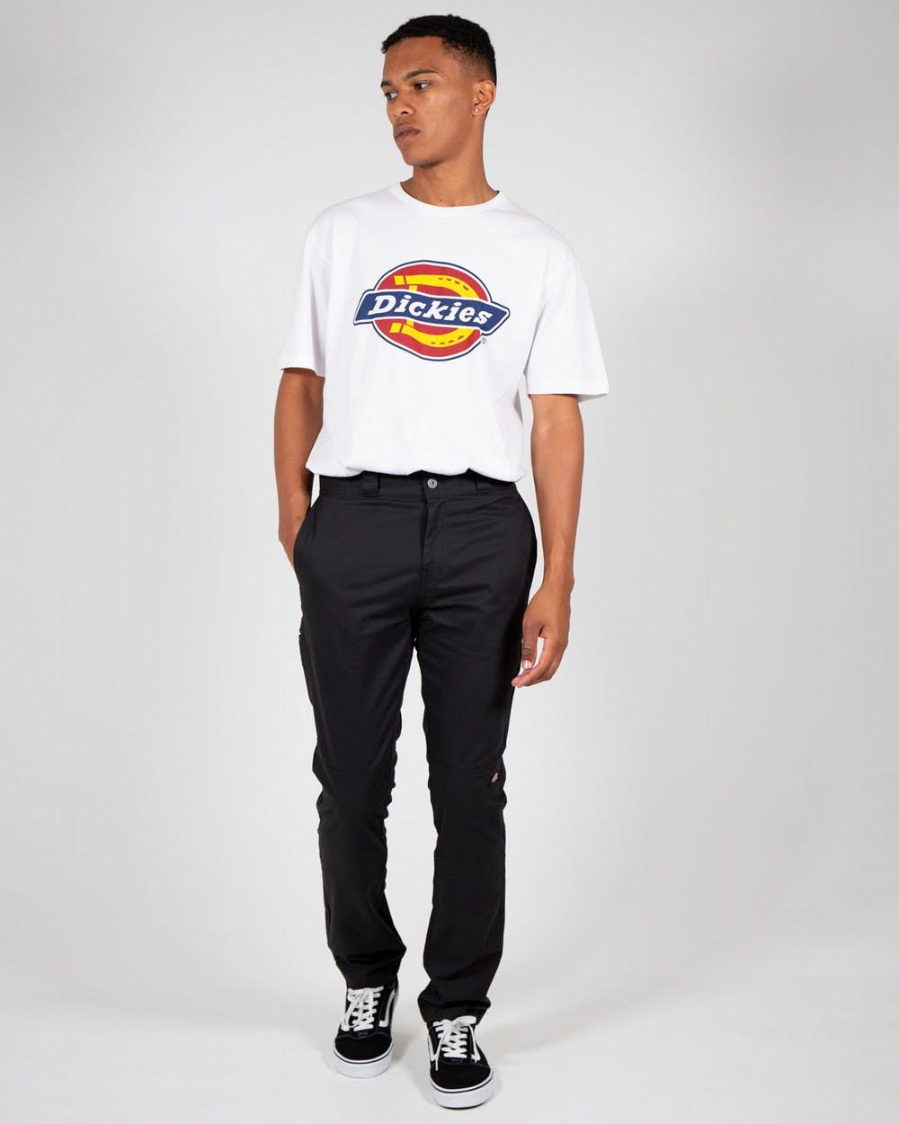 SKINNY DOUBLE KNEE WORK PANT