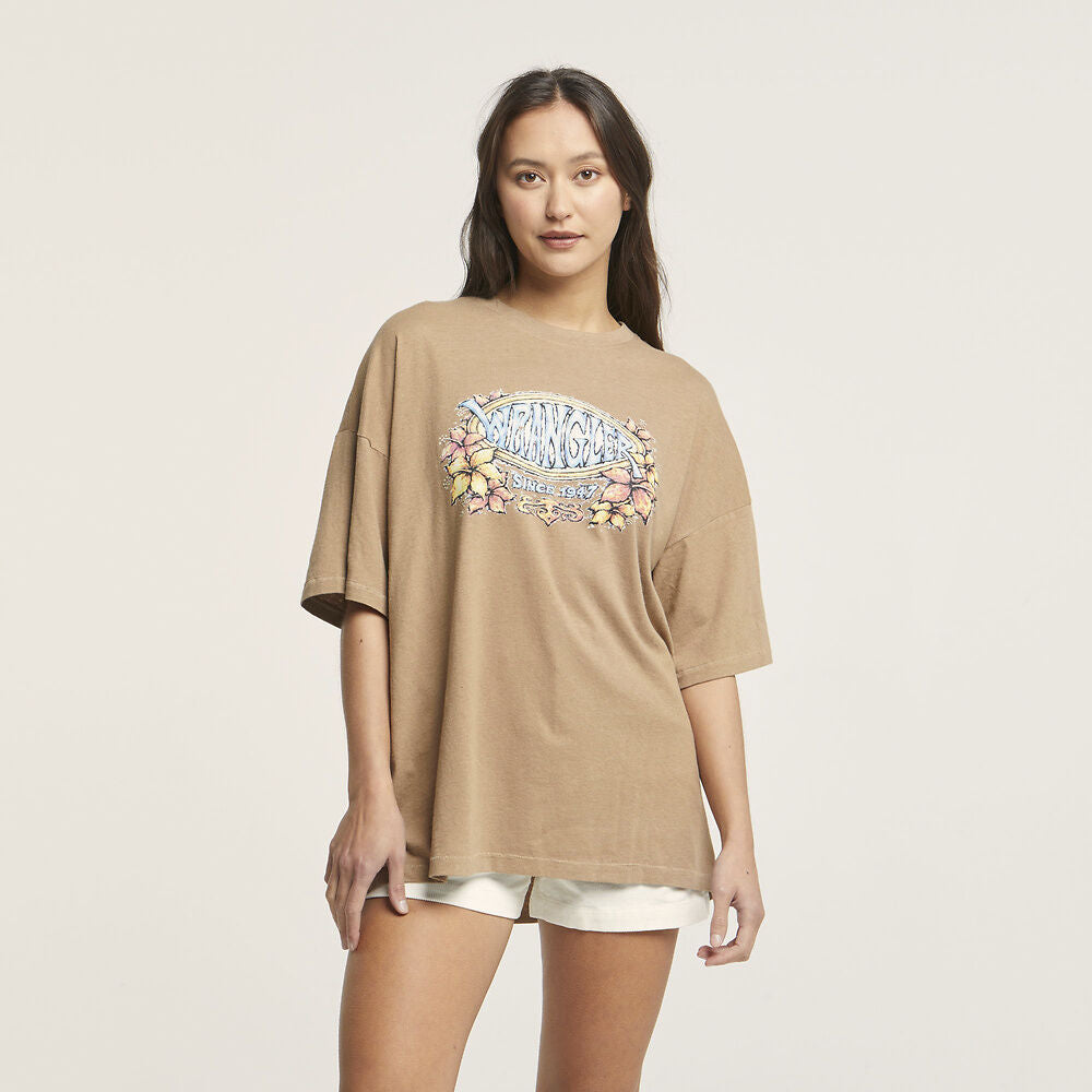 Coastal Floral Hemp Tee