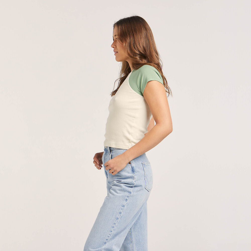 Baby Raglan Recycled Cotton Tee