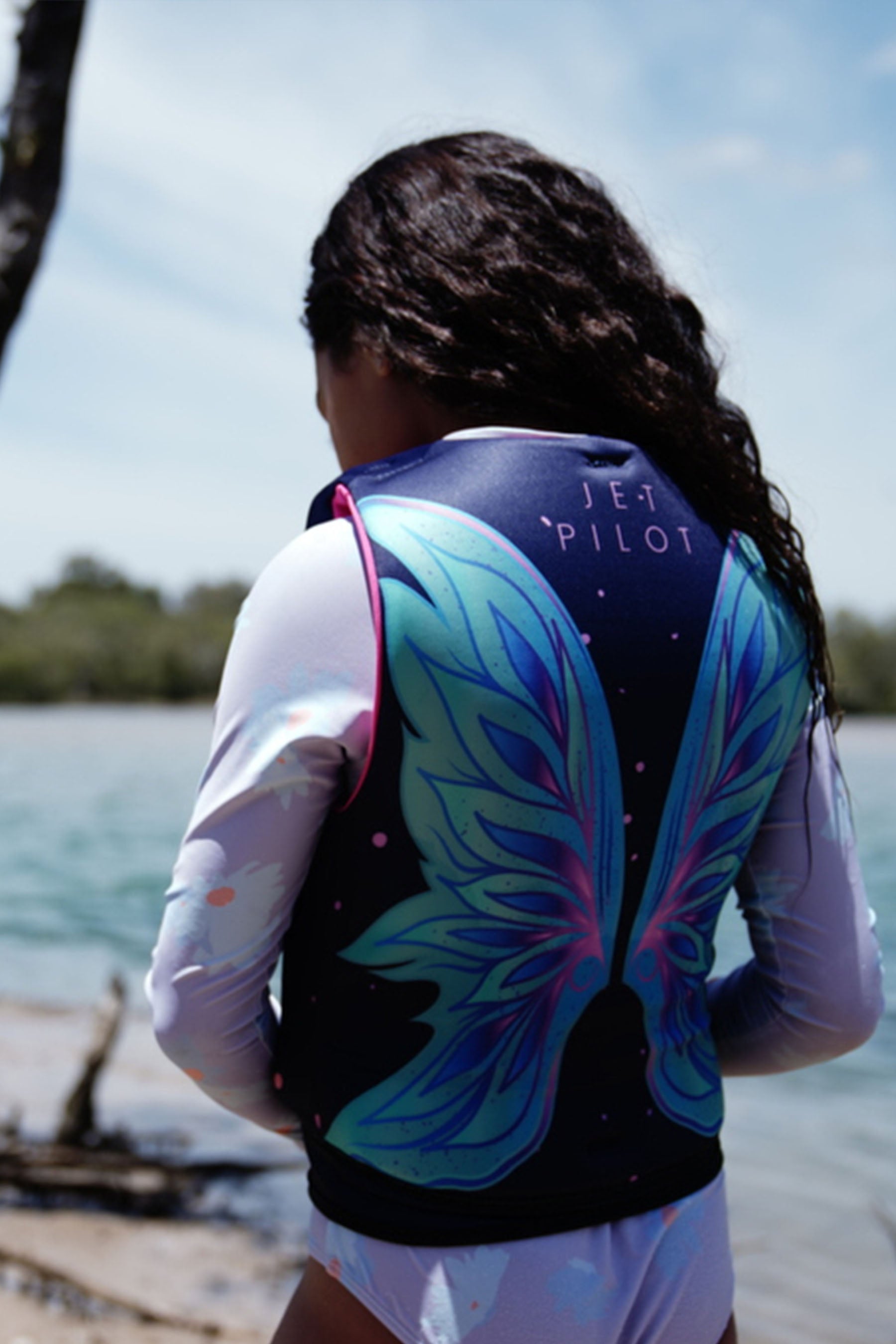Jet Pilot Wings Youth Cause Neo Life Jacket Navy