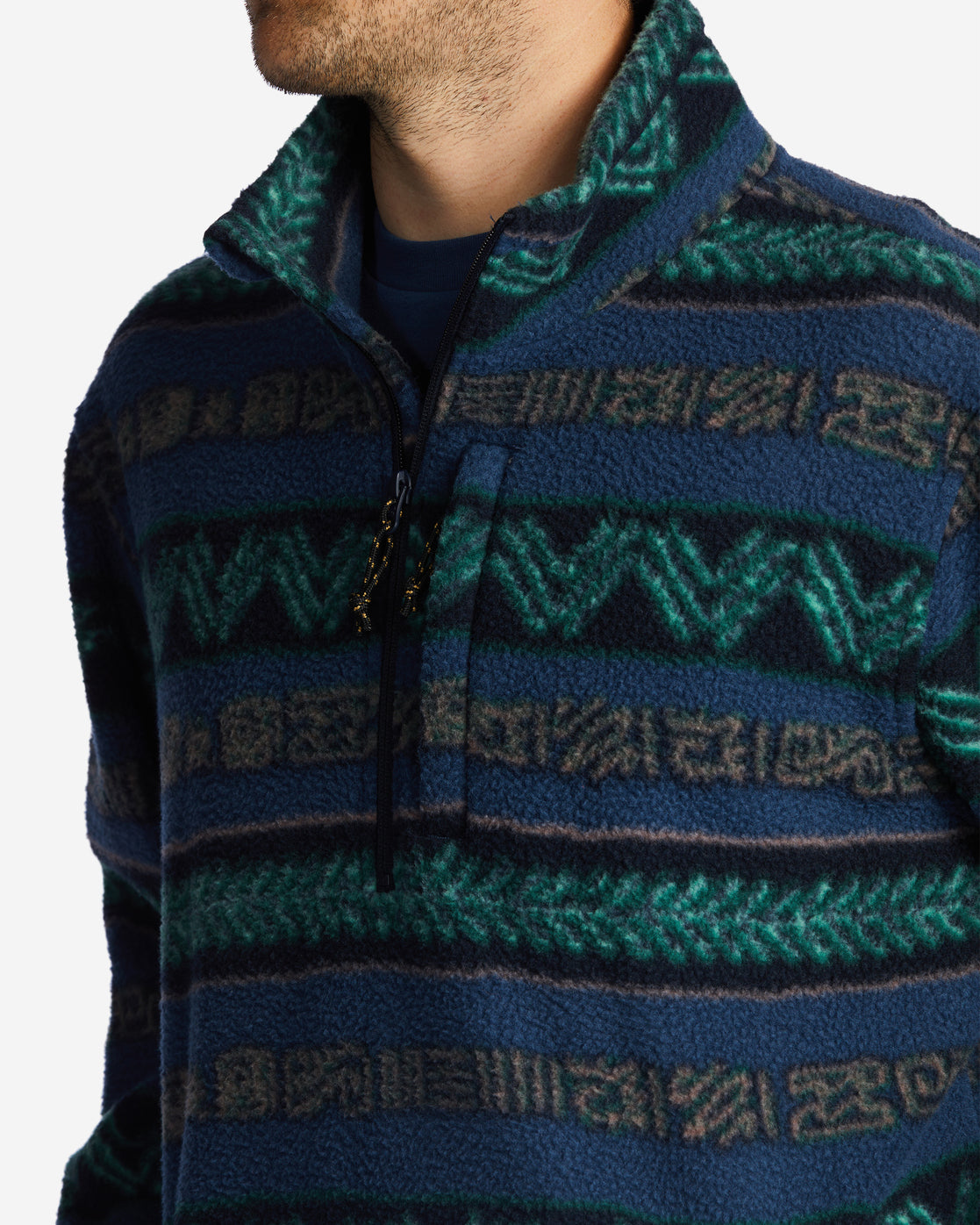 A/Div Boundary Half-Zip Mock Neck Pullover