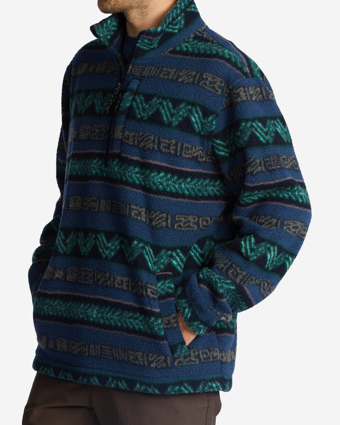 A/Div Boundary Half-Zip Mock Neck Pullover