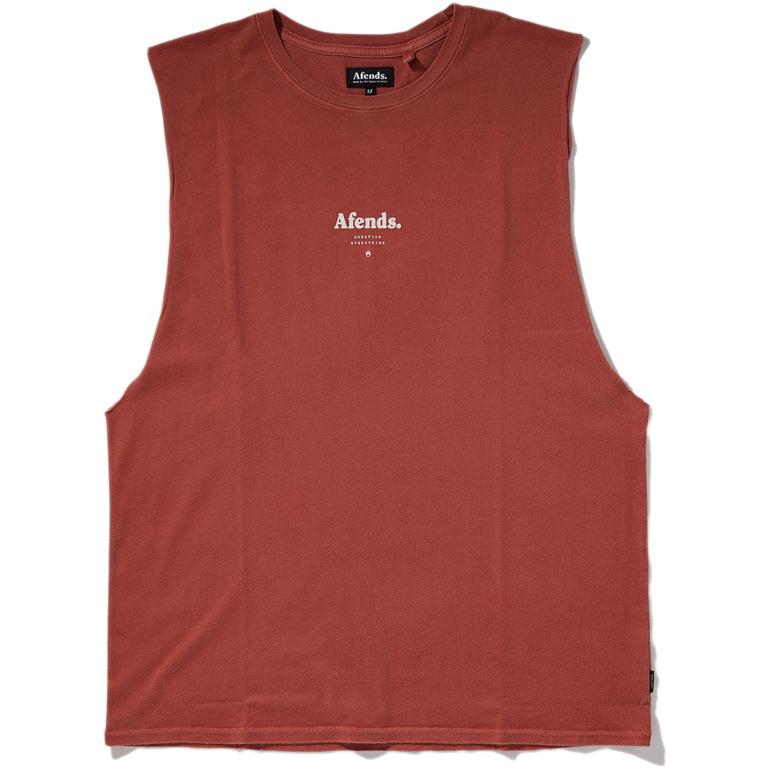Afends Distorted Muscle Tee Brick