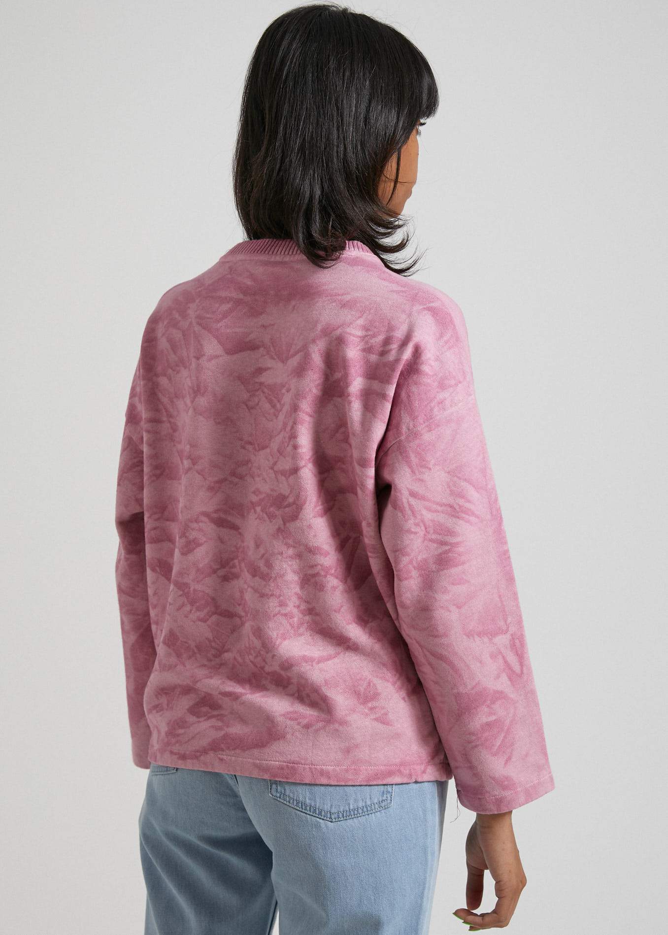 Afends Evolve   - Hemp Oversized Crew Neck - Smokey Lilac Smokey lilac