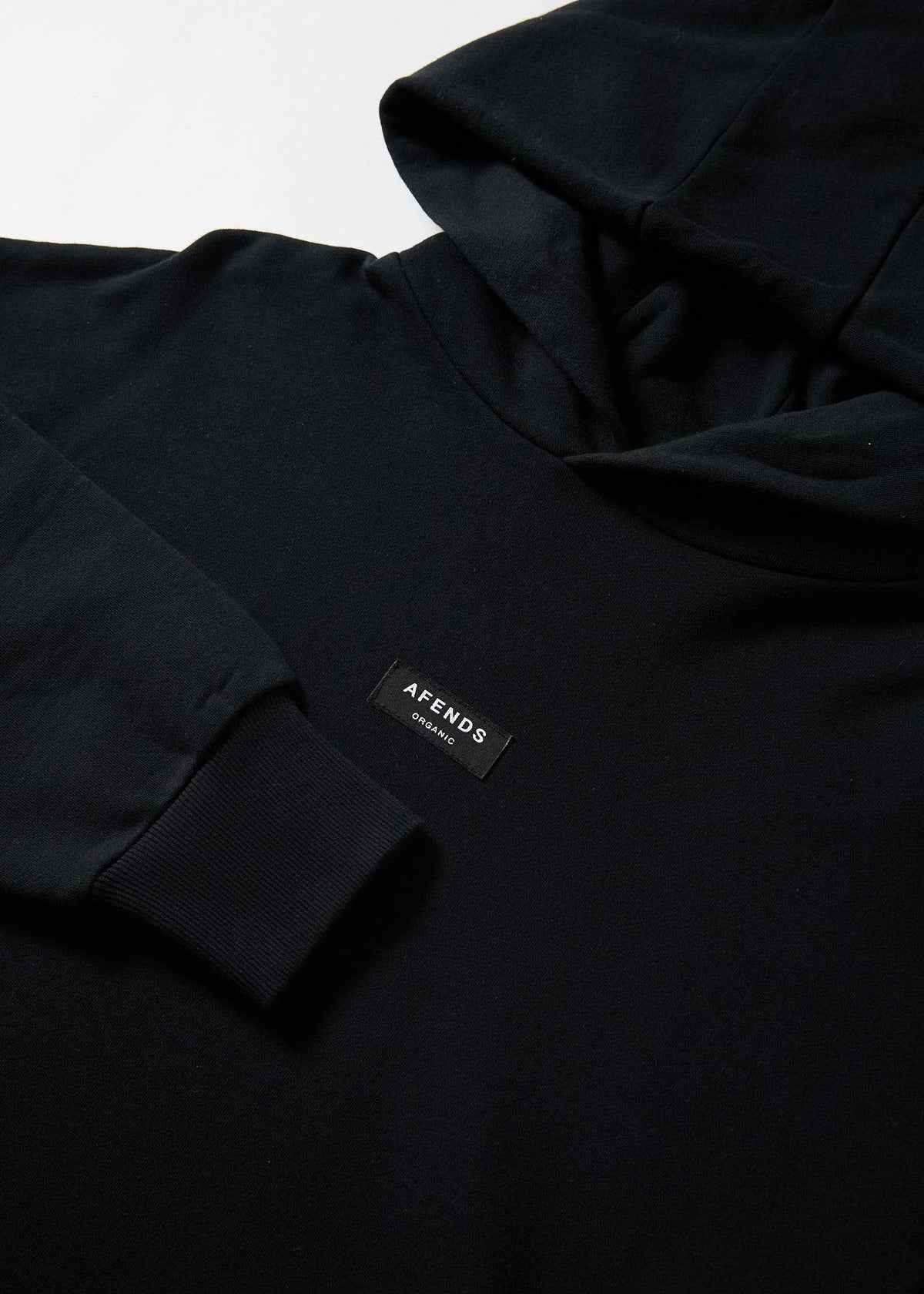 Afends Industry  - Unisex Pull On Hood - Grey Marle Black
