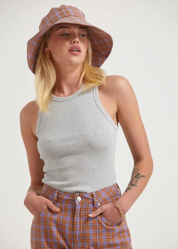 Lydia Hemp Ribbed Singlet