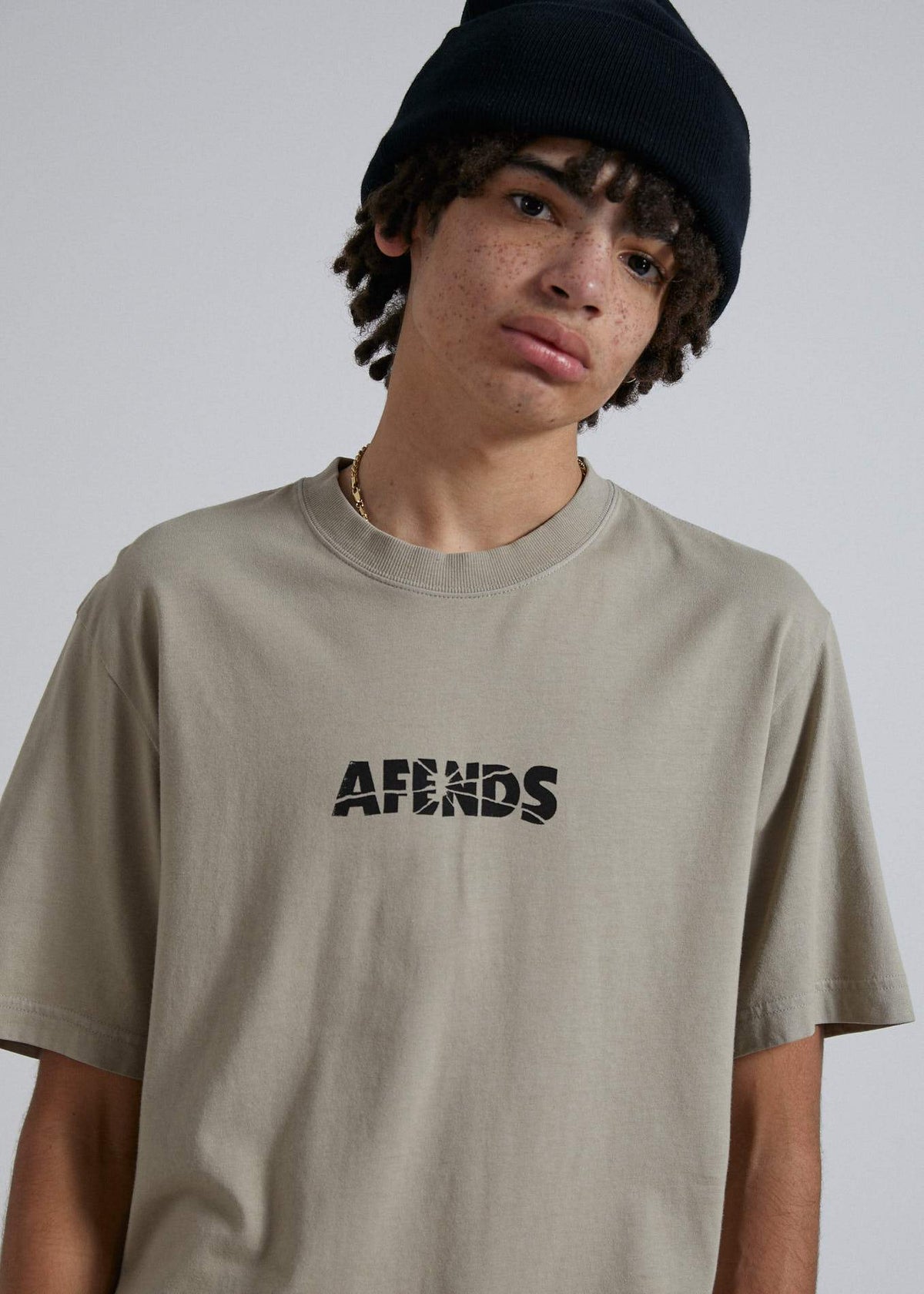 Afends Noise  - Retro Fit Tee - Desert Desert