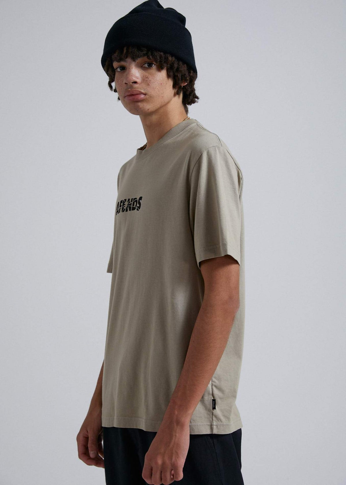 Afends Noise  - Retro Fit Tee - Desert Desert