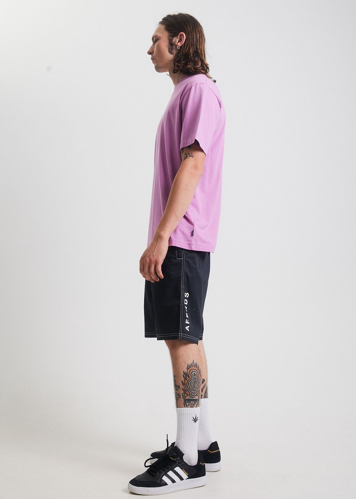 Afends Plant Based Happiness  - Unisex Recycled T-Shirt - White Candy