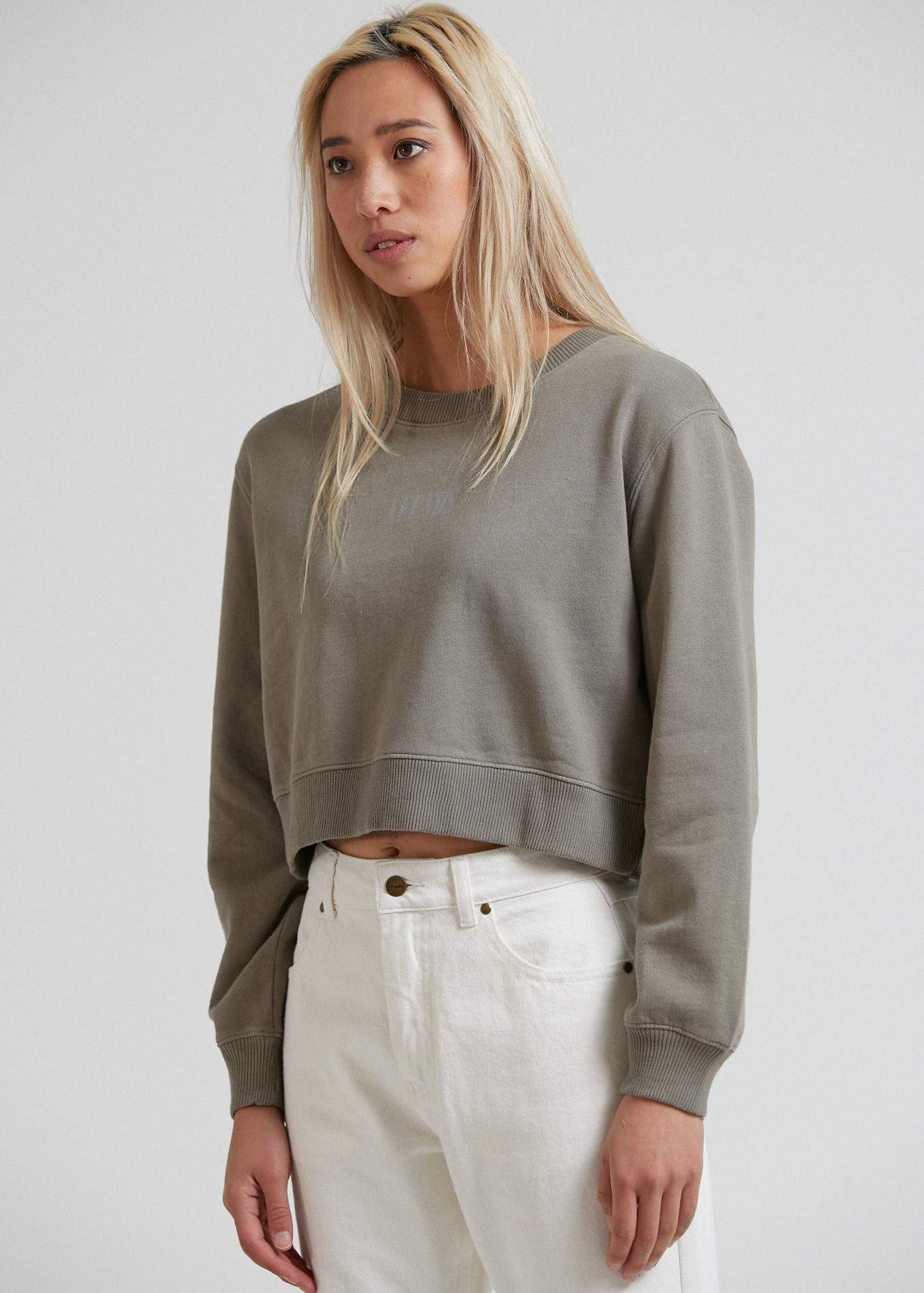 Afends Rise Above  - Crew Neck - Grape Beechwood
