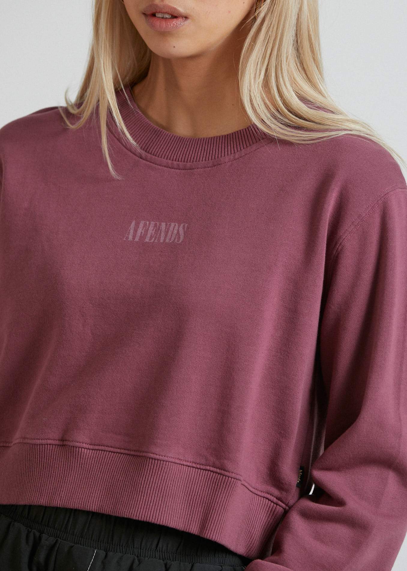 Afends Rise Above  - Crew Neck - Grape Grape