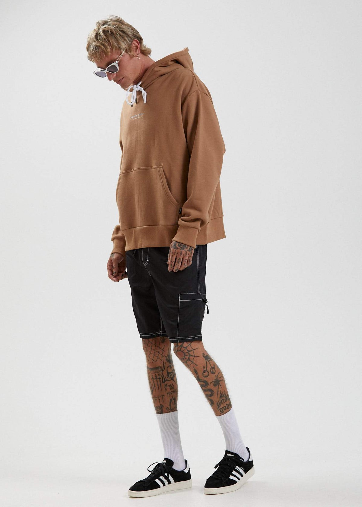 Afends Supply  - Recycled Hoodie - Camel Camel