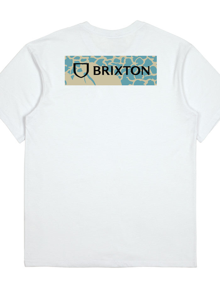 Brixton Alpha Block S/S Tailored Tee White/Abstract