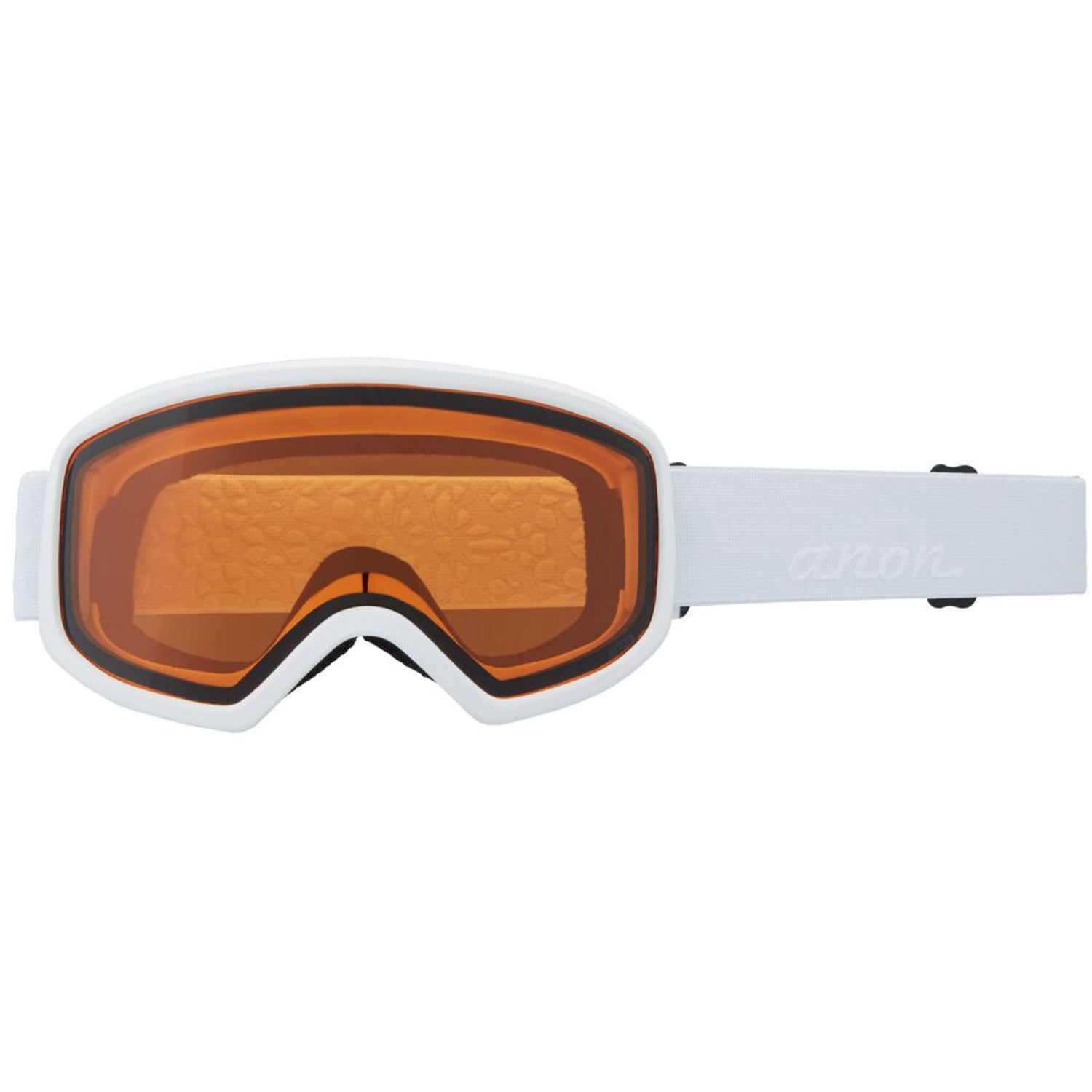 Anon Deringer Goggle 2021 White - Perceive Cloudy Pink Lens w/ Amber Lens