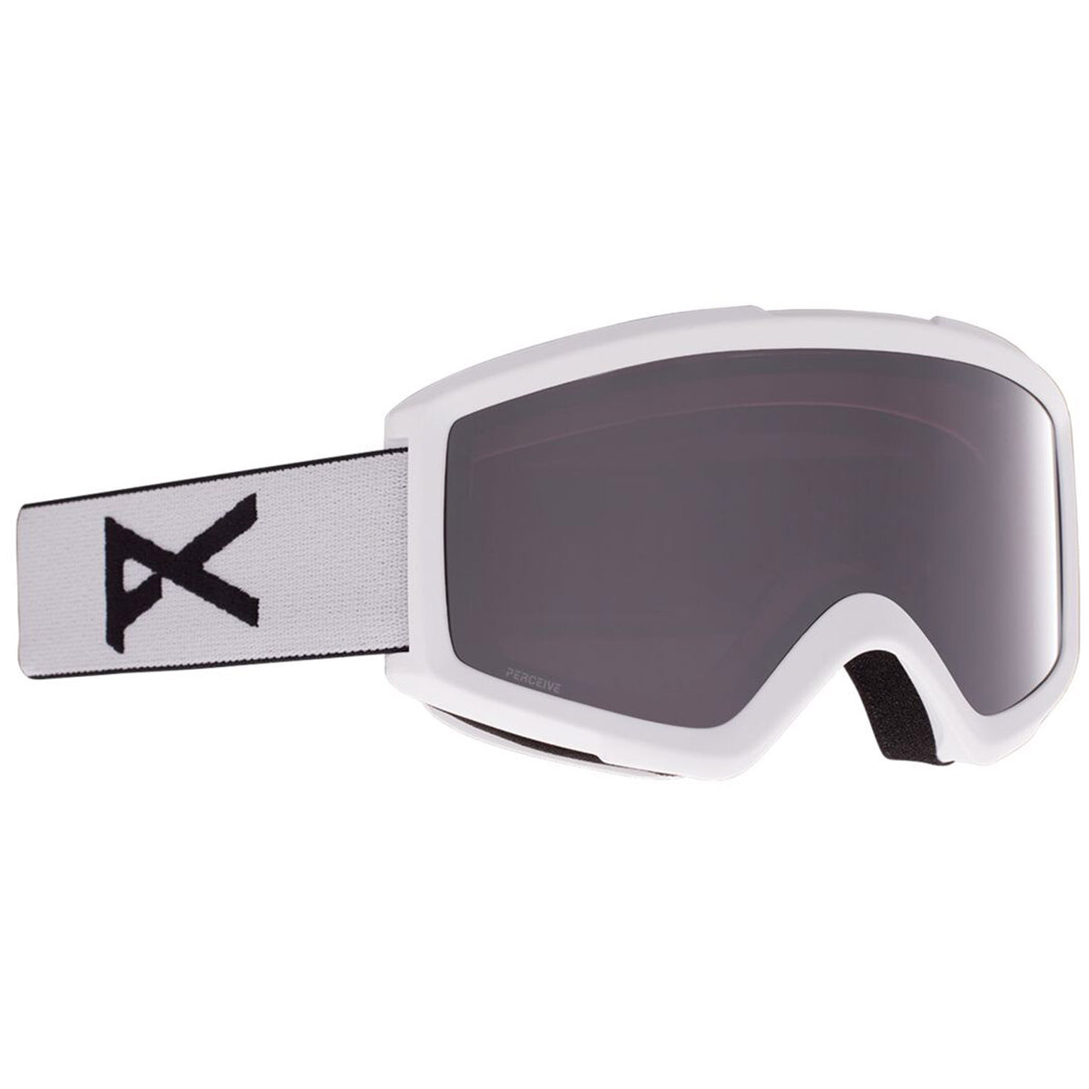 Anon Helix 2.0 Asian Fit Goggle 2021 White - Perceive Sunny Onyx Lens w/ Amber Lens