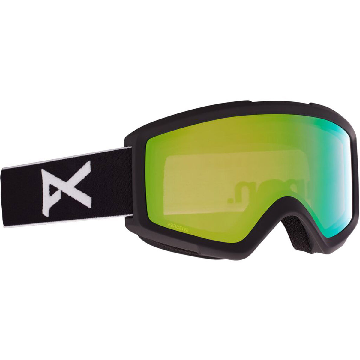 Anon Helix 2.0 Goggle 2021 Black - Perceive Variable Green Lens w/ Amber Lens