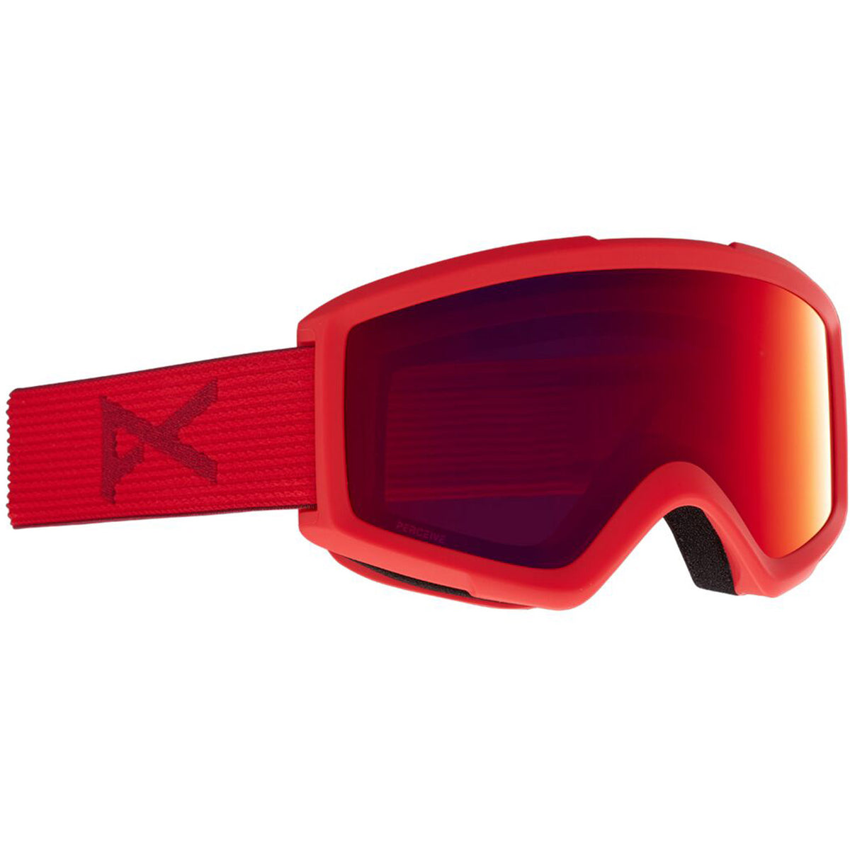 Anon Helix 2.0 Goggle 2021 Red - Perceive Sunny Red Lens w/ Amber Lens