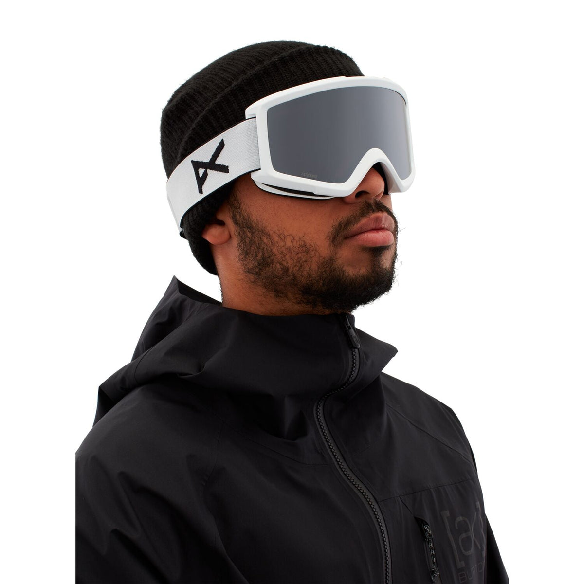 Anon Helix 2.0 Goggle 2023 White - Perceive Sunny Onyx w/ Amber Lens