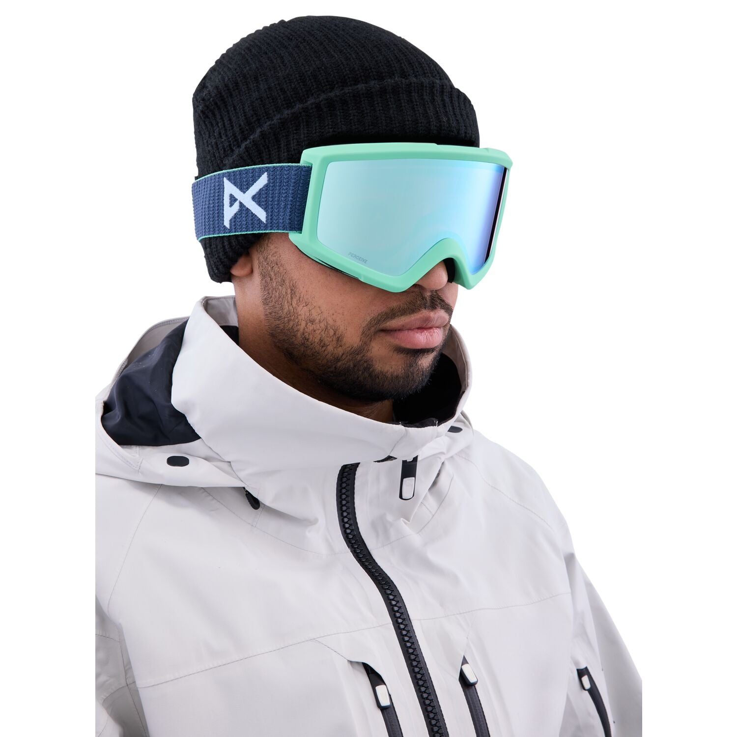 Anon Helix 2.0 Goggle 2023 Navy - Perceive Variable Blue w/ Amber Lens