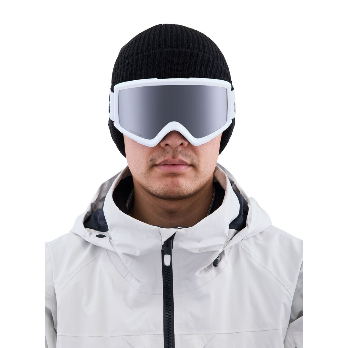 Anon Helix 2.0 Low Bridge Fit Google 2023 White - Perceive Sunny Onyx w/ Amber Lens