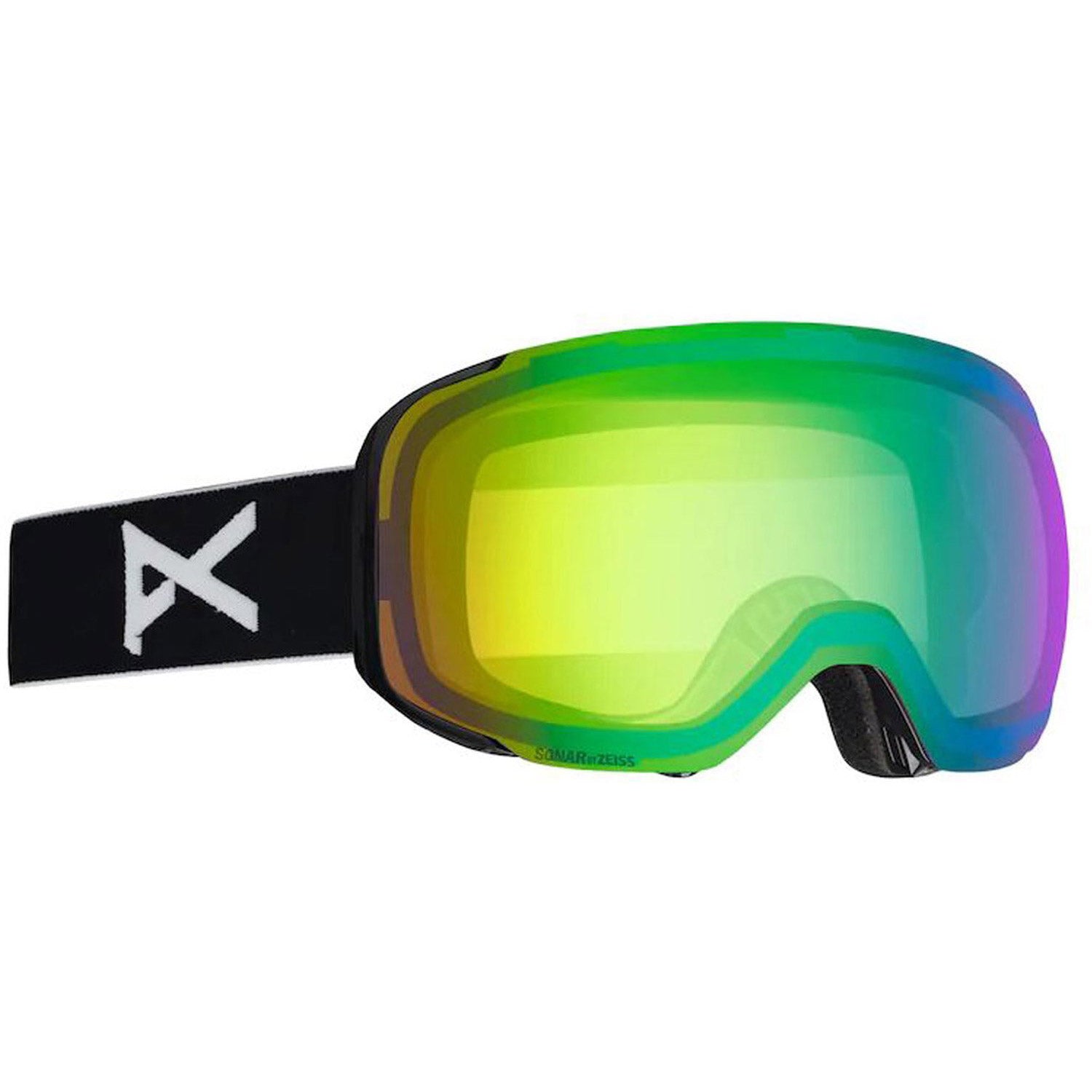 Anon M2 Asian Fit Goggle 2020 Black - Sonar Green w/ Sonar Infrared Lens