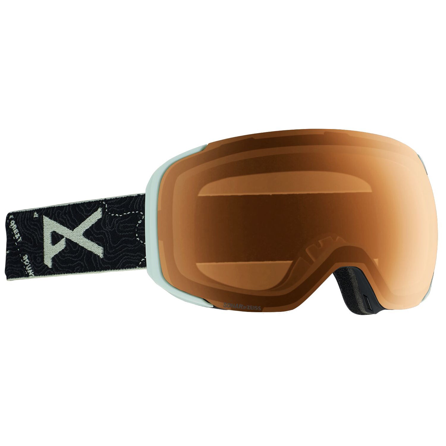 Anon M2 Asian Fit Goggle 2020 Topo Black Sonar Night