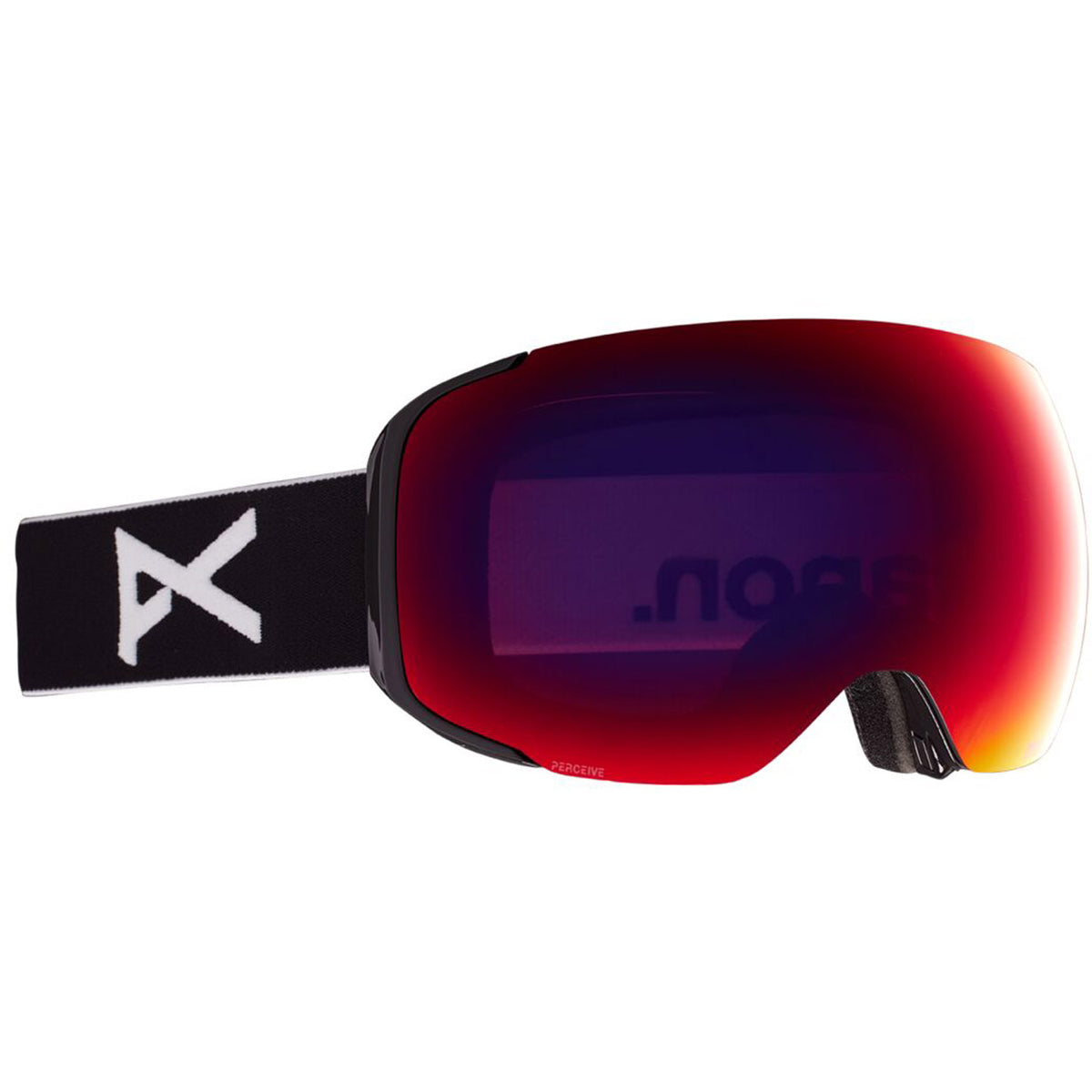 Anon M2 Goggle 2021 Black - Perceive Sunny Red Lens w/ Perceive Cloudy Burst Lens