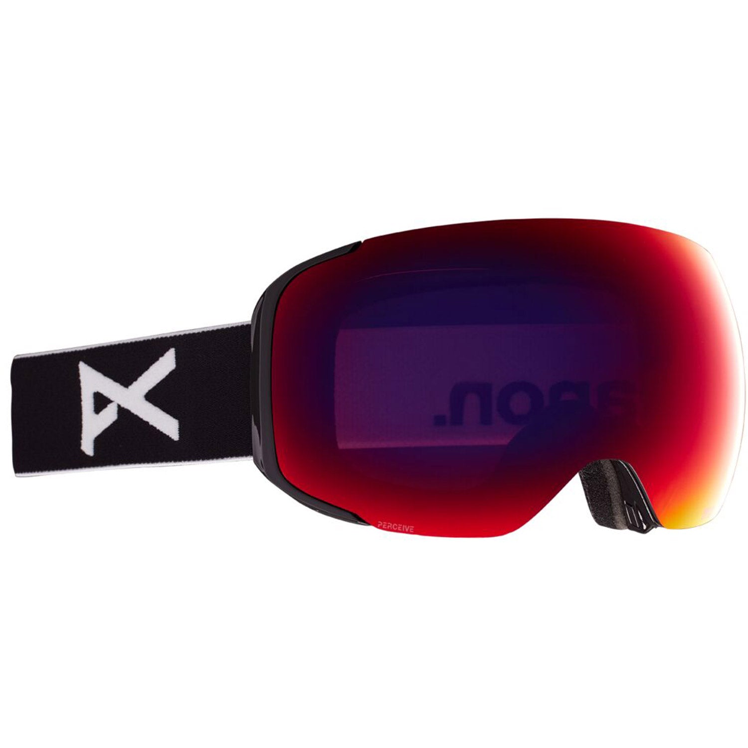Anon M2 Goggle 2021 Black - Perceive Sunny Red Lens w/ Perceive Cloudy Burst Lens