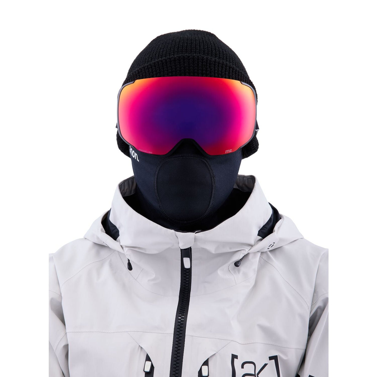 Anon M2 MFI Goggle 2023 Black - Perceive Sunny Red w/ Perceive Cloudy Burst Lens